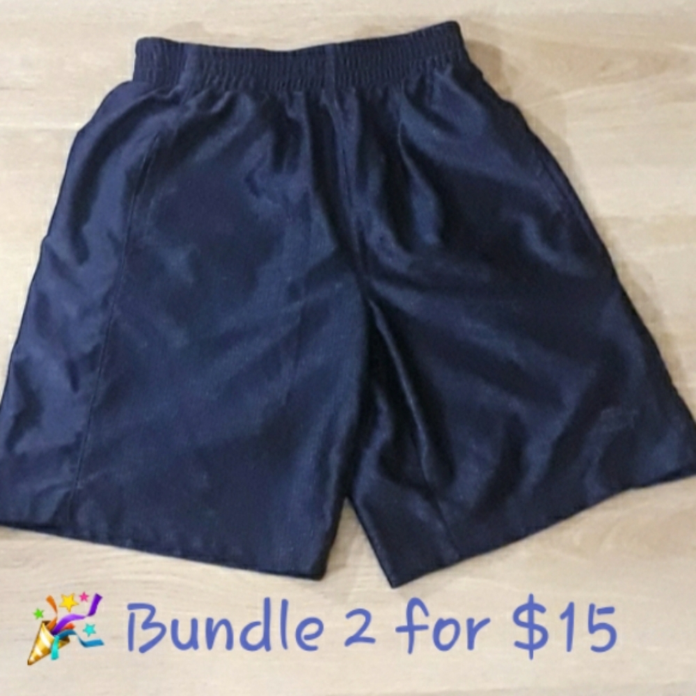 Starter Navy Blue Boy's Basketball Shorts - Size Medium 8 Athletic Shorts